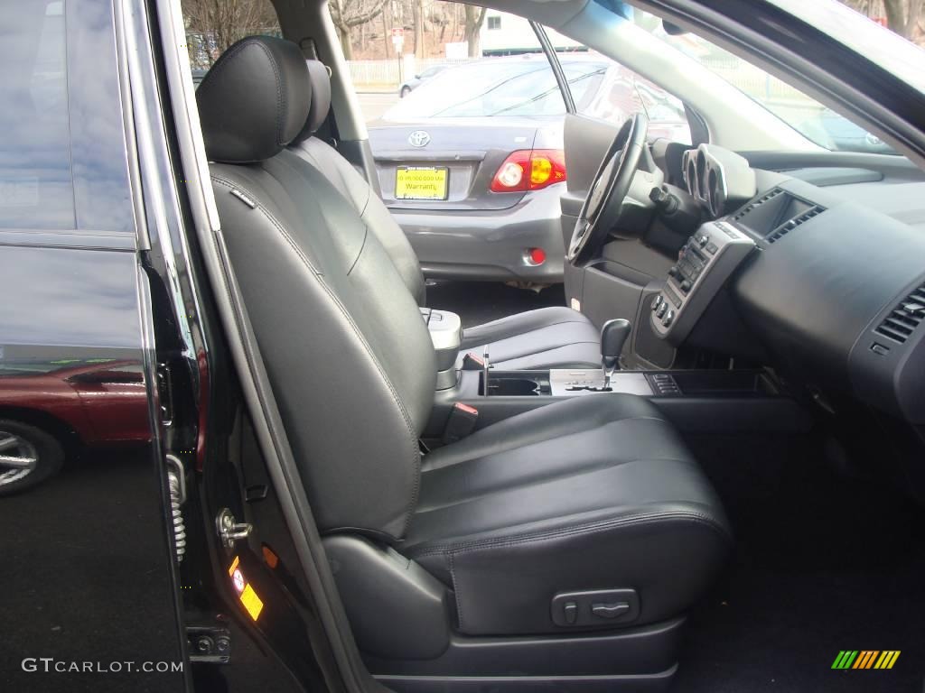 2006 Murano SL AWD - Super Black / Charcoal photo #14