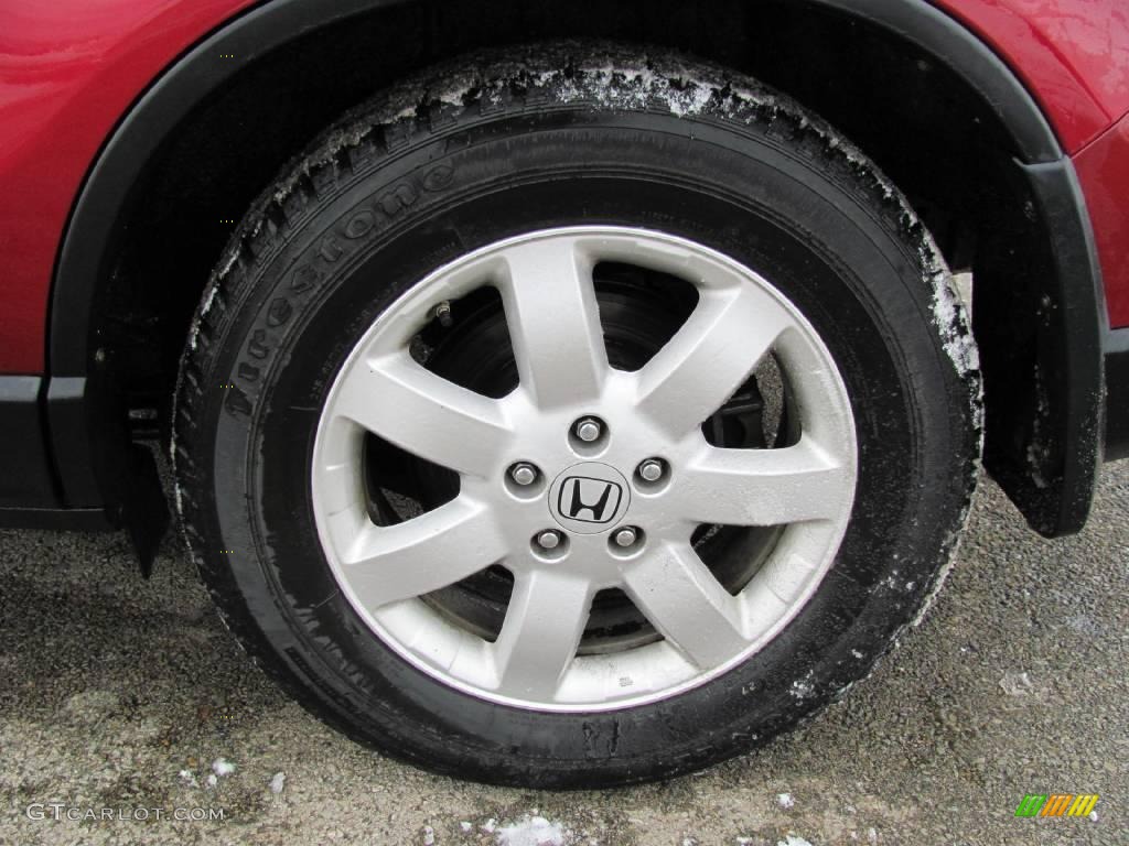 2007 CR-V EX-L 4WD - Tango Red Pearl / Gray photo #3
