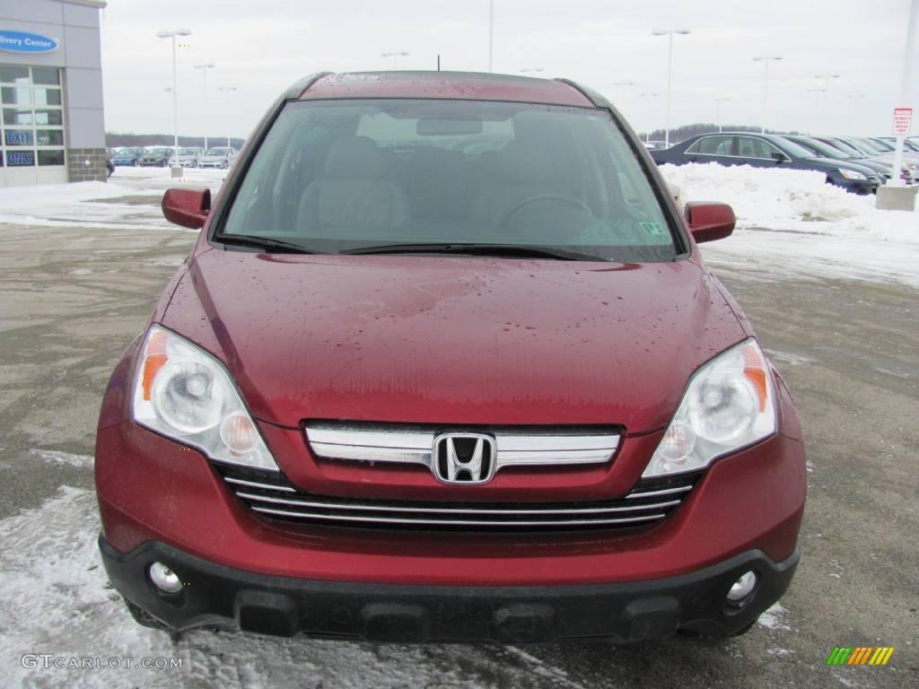 2007 CR-V EX-L 4WD - Tango Red Pearl / Gray photo #12