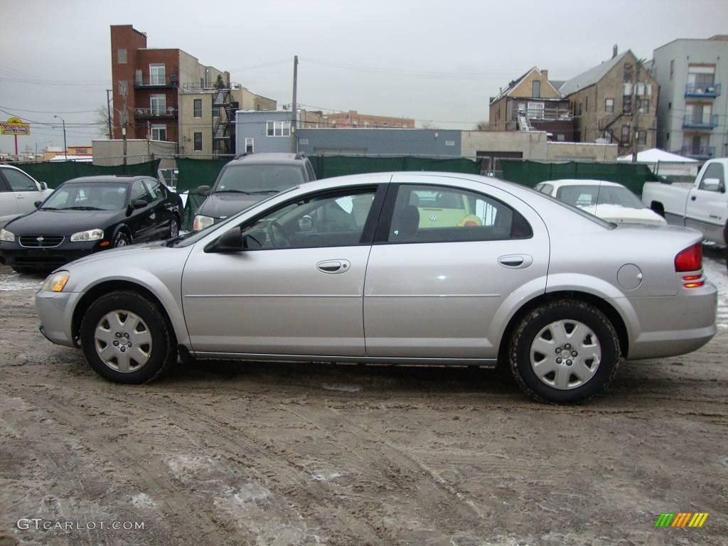 2002 Stratus SE Plus Sedan - Bright Silver Metallic / Dark Slate Gray photo #6