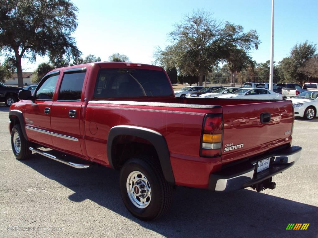 2006 Sierra 2500HD SL Crew Cab - Fire Red / Neutral photo #3