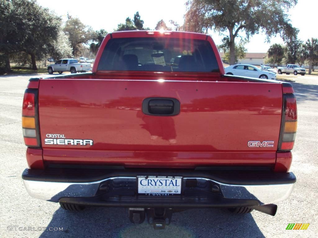 2006 Sierra 2500HD SL Crew Cab - Fire Red / Neutral photo #7