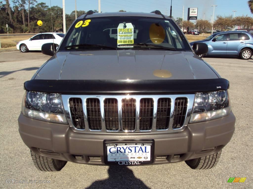2003 Grand Cherokee Laredo - Light Pewter Metallic / Taupe photo #14