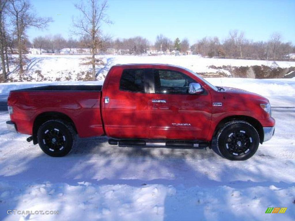 Radiant Red 2008 Toyota Tundra Double Cab Exterior Photo #24752450