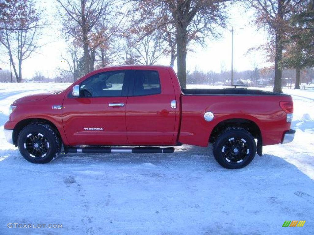 Radiant Red 2008 Toyota Tundra Double Cab Exterior Photo #24752466