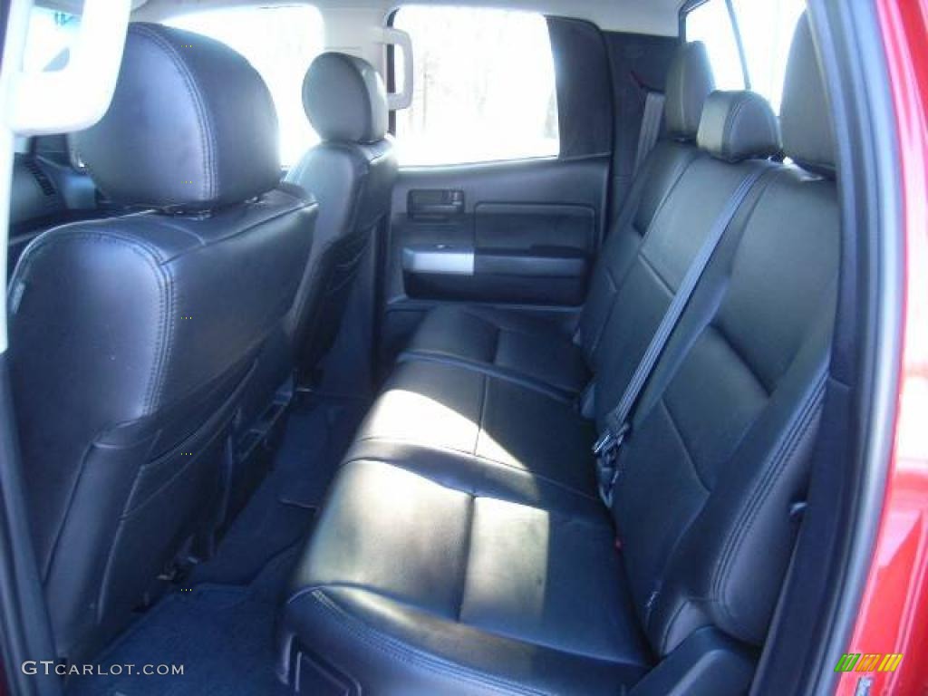 Black Interior 2008 Toyota Tundra Double Cab Photo #24752502