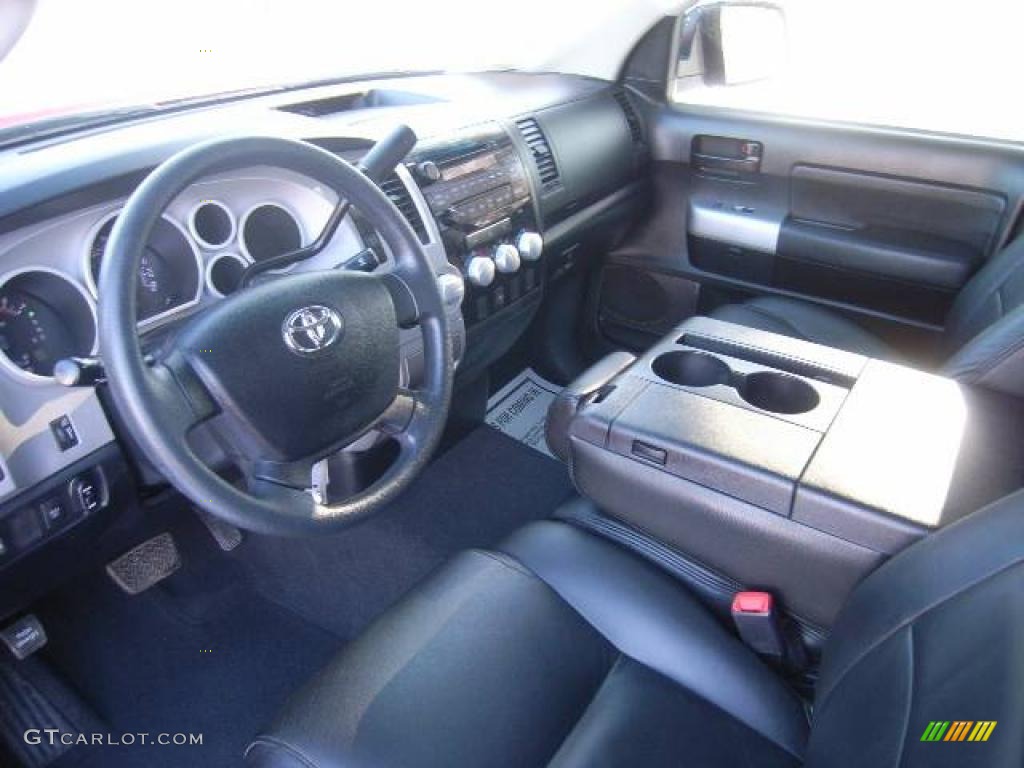 2008 Toyota Tundra Double Cab Black Dashboard Photo #24752530