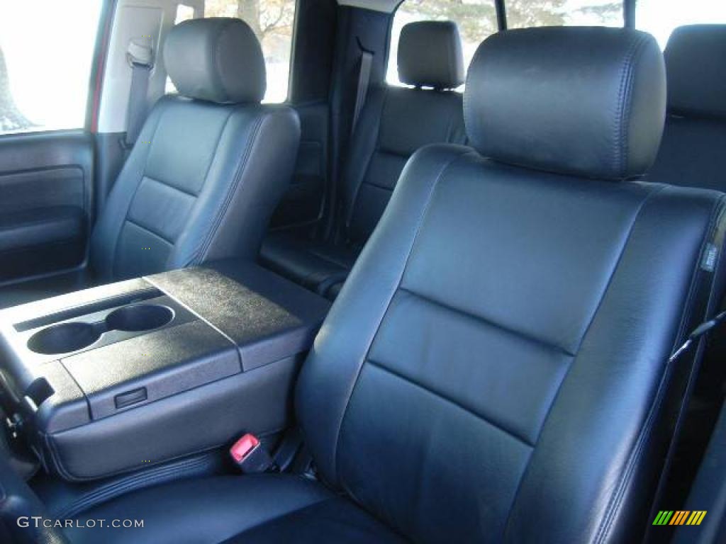 Black Interior 2008 Toyota Tundra Double Cab Photo #24752558