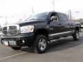 2008 Brilliant Black Crystal Pearl Dodge Ram 1500 Laramie Mega Cab 4x4  photo #1