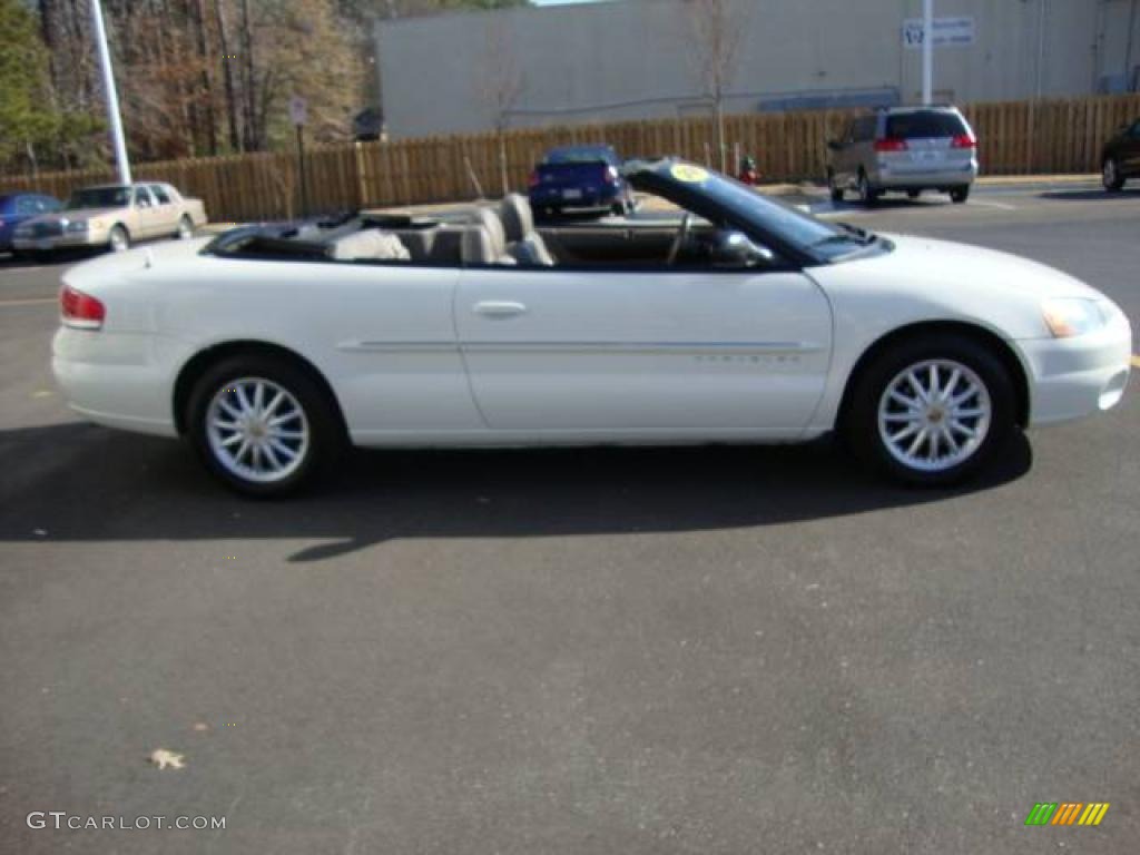 2001 Sebring LXi Convertible - Stone White / Sandstone photo #6