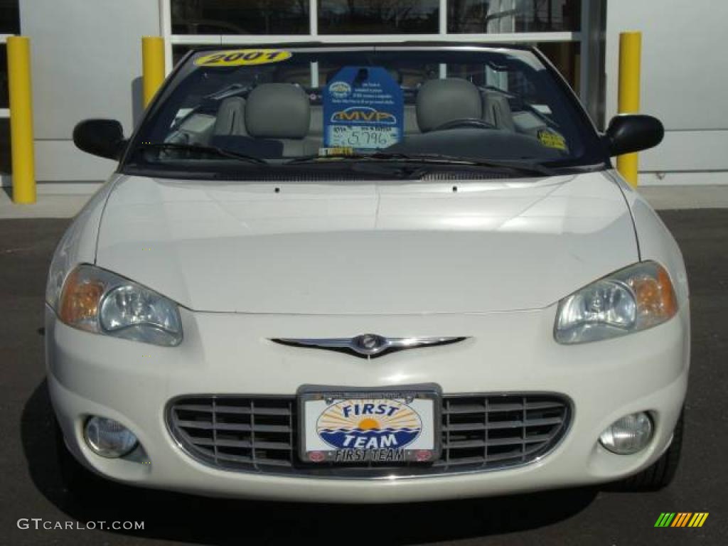 2001 Sebring LXi Convertible - Stone White / Sandstone photo #8