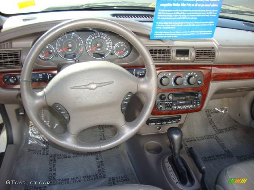 2001 Sebring LXi Convertible - Stone White / Sandstone photo #11