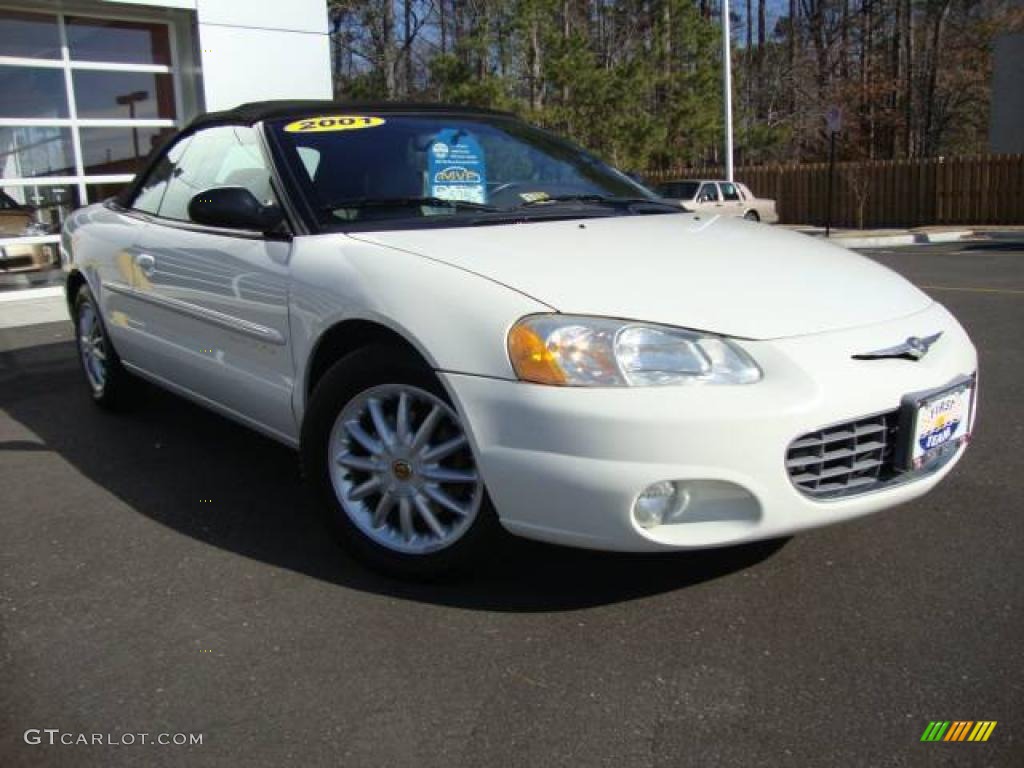 2001 Sebring LXi Convertible - Stone White / Sandstone photo #22
