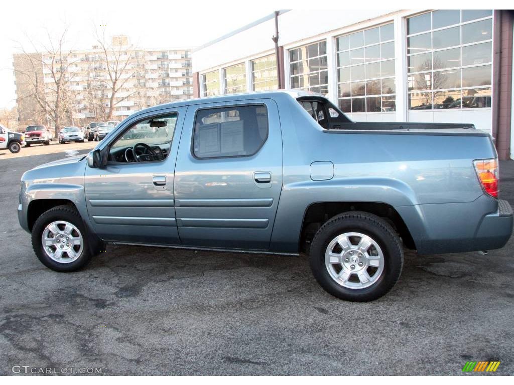 2008 Ridgeline RTS - Steel Blue Metallic / Gray photo #8