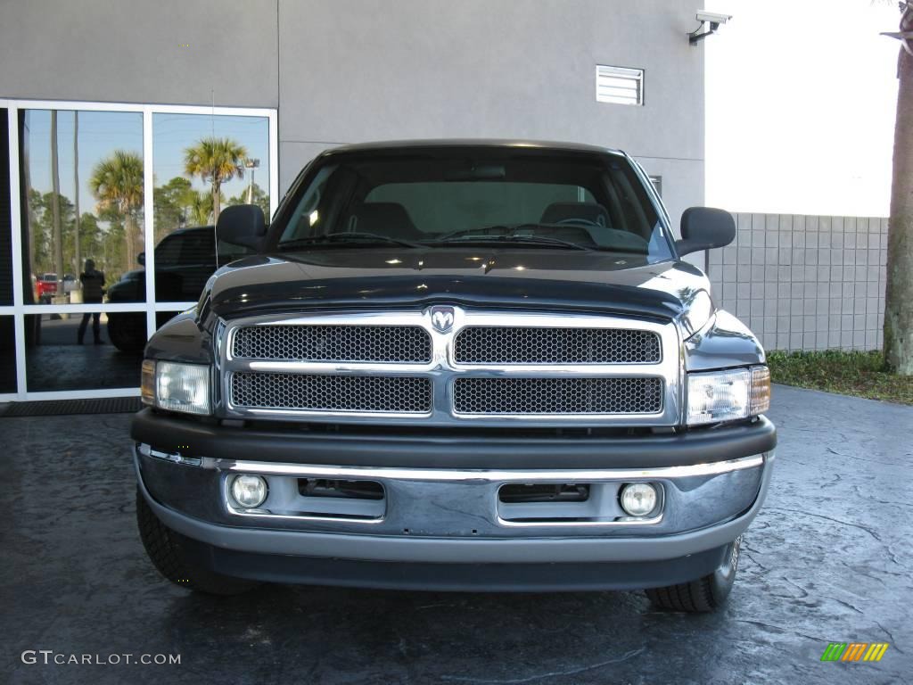 2001 Ram 1500 SLT Club Cab - Graphite Gray Metallic / Mist Gray photo #2