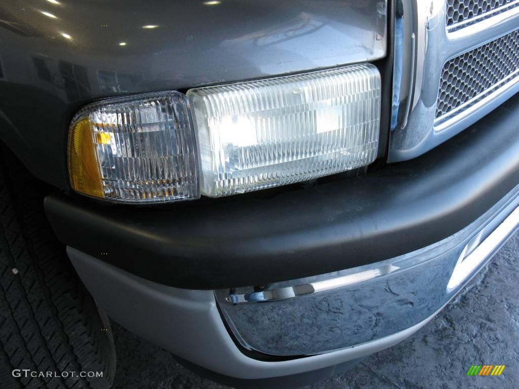 2001 Ram 1500 SLT Club Cab - Graphite Gray Metallic / Mist Gray photo #3