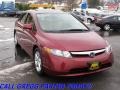 2007 Tango Red Pearl Honda Civic EX Sedan  photo #5