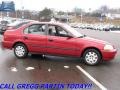 1998 Inza Red Pearl Honda Civic LX Sedan  photo #6
