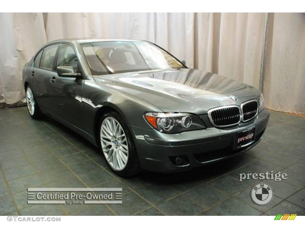 2007 7 Series 750Li Sedan - Titanium Grey Metallic / Natural Brown photo #6