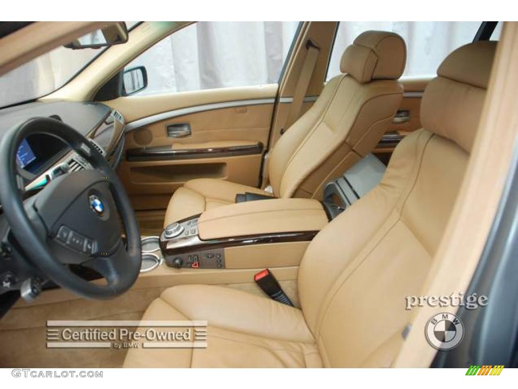 2007 7 Series 750Li Sedan - Titanium Grey Metallic / Natural Brown photo #9