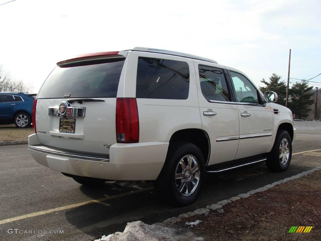 2007 Escalade AWD - White Diamond / Cocoa/Light Cashmere photo #5