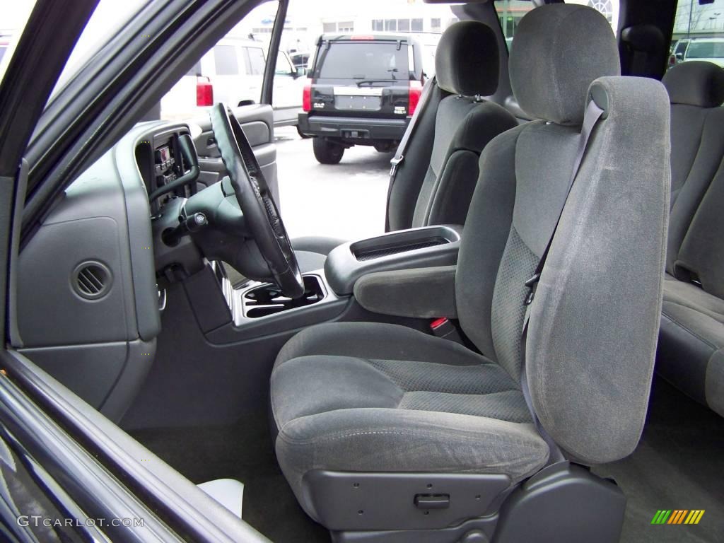 2004 Silverado 1500 LS Extended Cab 4x4 - Black / Dark Charcoal photo #10