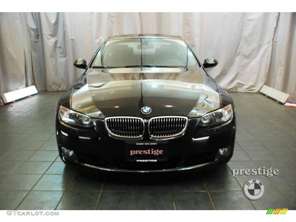 2009 3 Series 328xi Coupe - Jet Black / Black photo #5