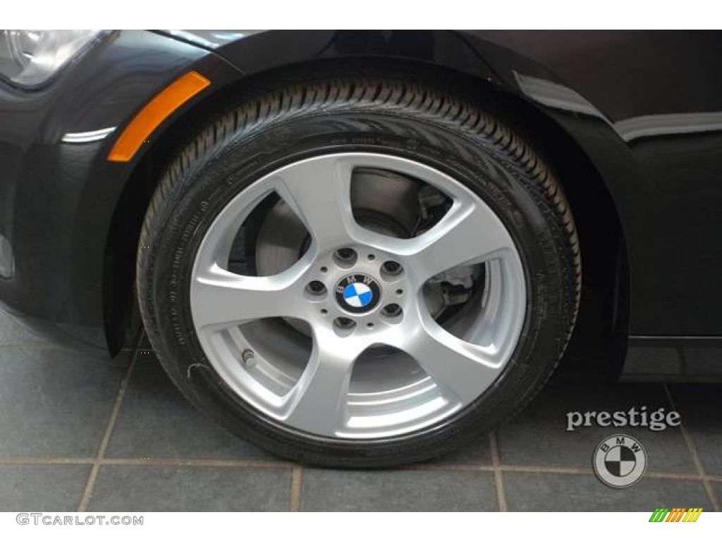 2009 3 Series 328xi Coupe - Jet Black / Black photo #7