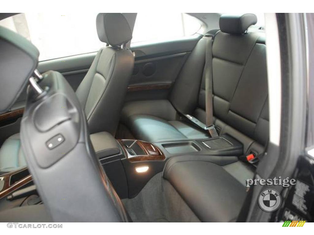 2009 3 Series 328xi Coupe - Jet Black / Black photo #10