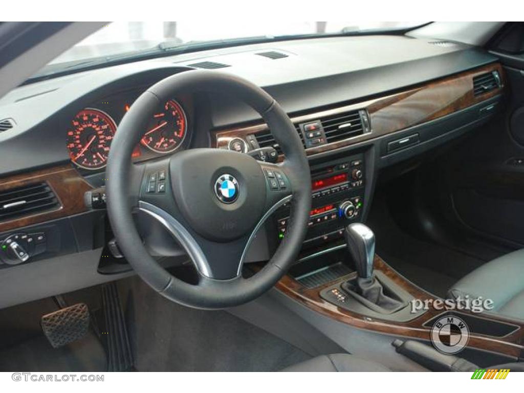 2009 3 Series 328xi Coupe - Jet Black / Black photo #15