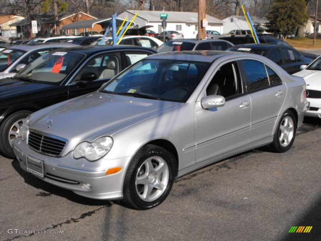 2001 C 320 Sedan - Brilliant Silver Metallic / Charcoal Black photo #1