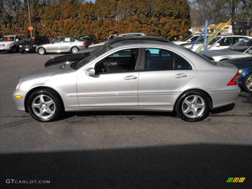 2001 C 320 Sedan - Brilliant Silver Metallic / Charcoal Black photo #6