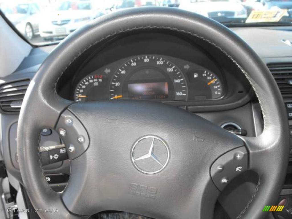 2001 C 320 Sedan - Brilliant Silver Metallic / Charcoal Black photo #11