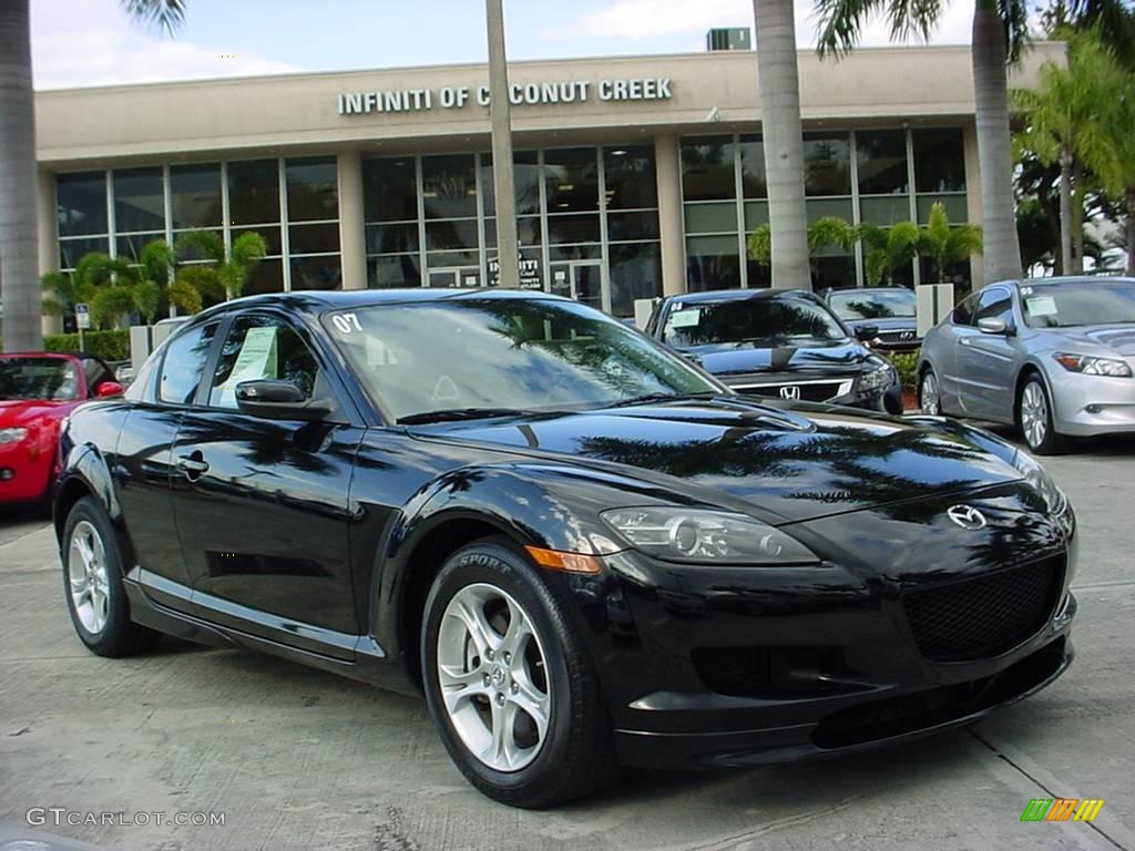 2007 RX-8 Sport - Brilliant Black / Black photo #1