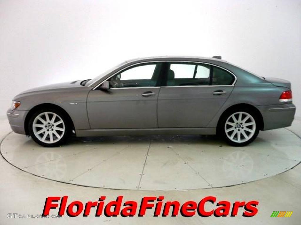 2006 7 Series 750Li Sedan - Sterling Grey Metallic / Basalt Grey/Flannel Grey photo #3