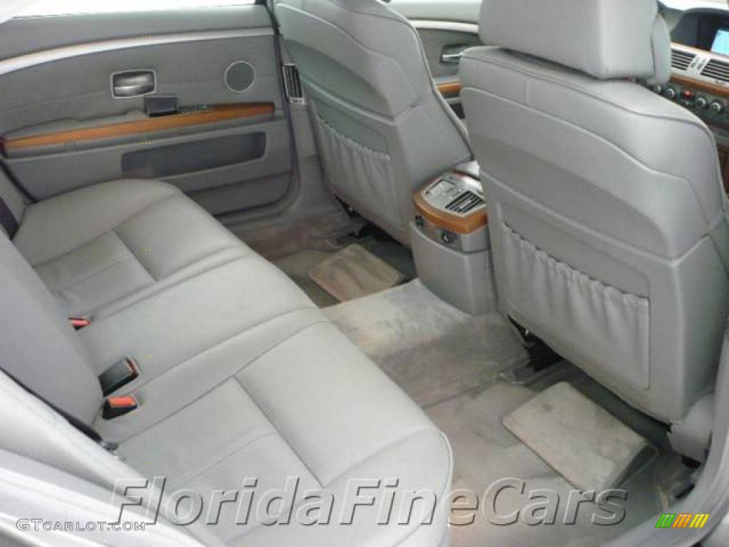 2006 7 Series 750Li Sedan - Sterling Grey Metallic / Basalt Grey/Flannel Grey photo #15