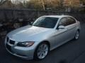 2007 Titanium Silver Metallic BMW 3 Series 335i Sedan  photo #1