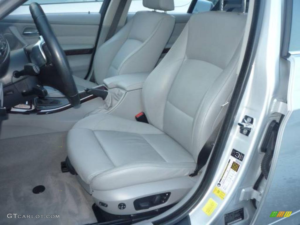 2007 3 Series 335i Sedan - Titanium Silver Metallic / Grey photo #8