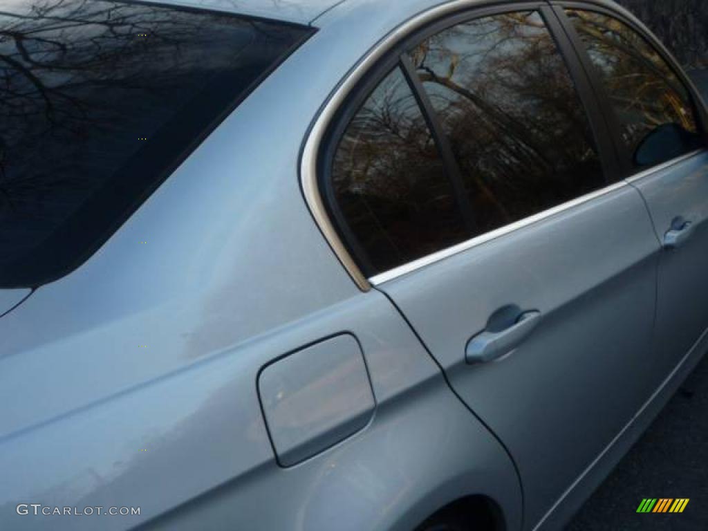 2007 3 Series 335i Sedan - Titanium Silver Metallic / Grey photo #15