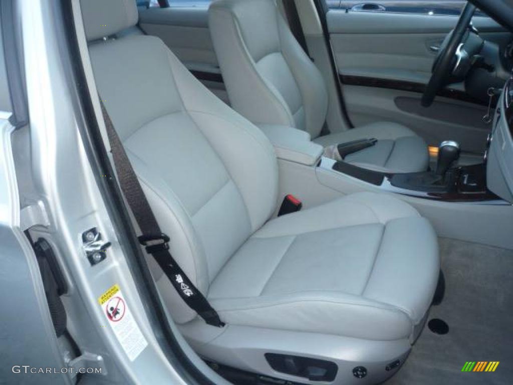 2007 3 Series 335i Sedan - Titanium Silver Metallic / Grey photo #24