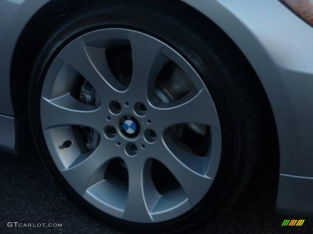 2007 3 Series 335i Sedan - Titanium Silver Metallic / Grey photo #29