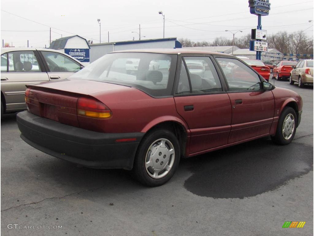 1993 S Series SL1 Sedan - Medium Red / Gray photo #3