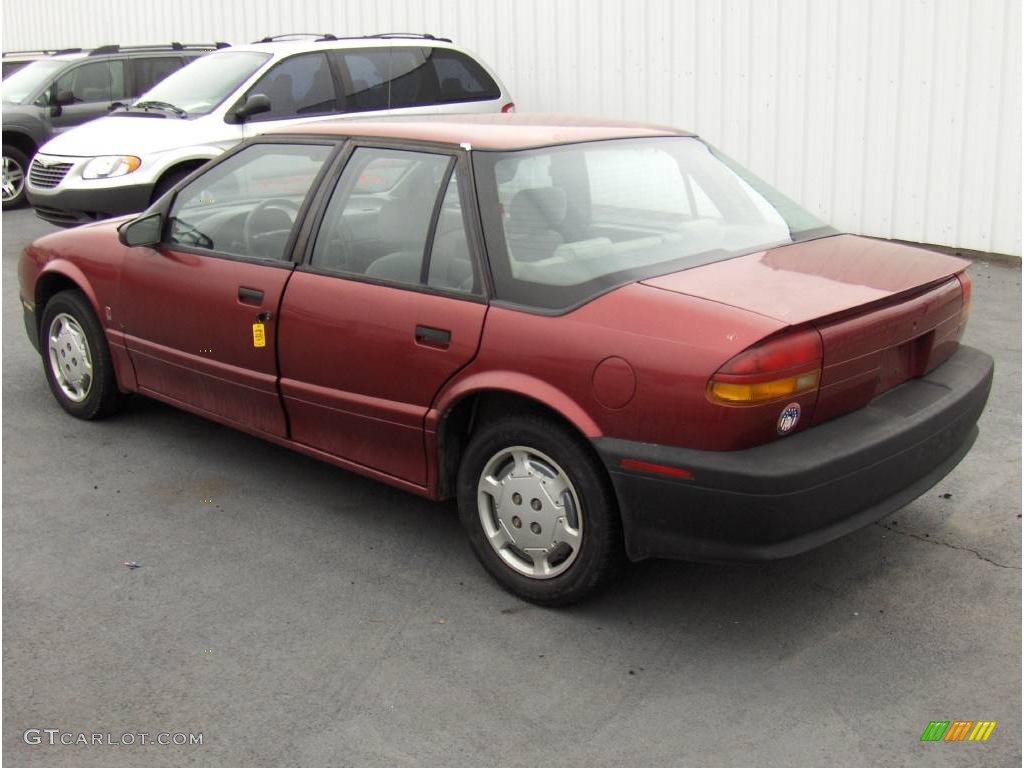 1993 S Series SL1 Sedan - Medium Red / Gray photo #4