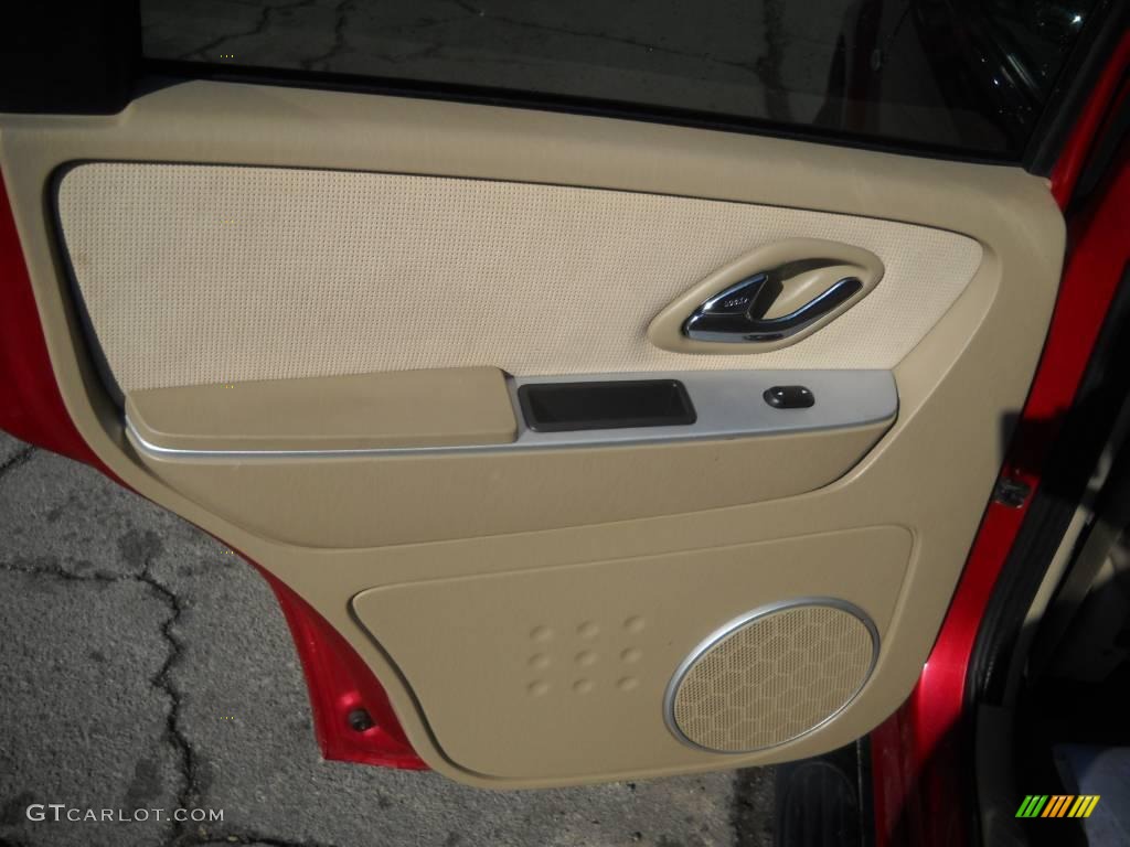 2005 Mariner V6 Premier 4WD - Vivid Red / Pebble/Light Parchment photo #10
