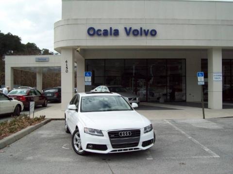 Audi A4 2009 White. 2009 Ibis White Audi A4 2.0T