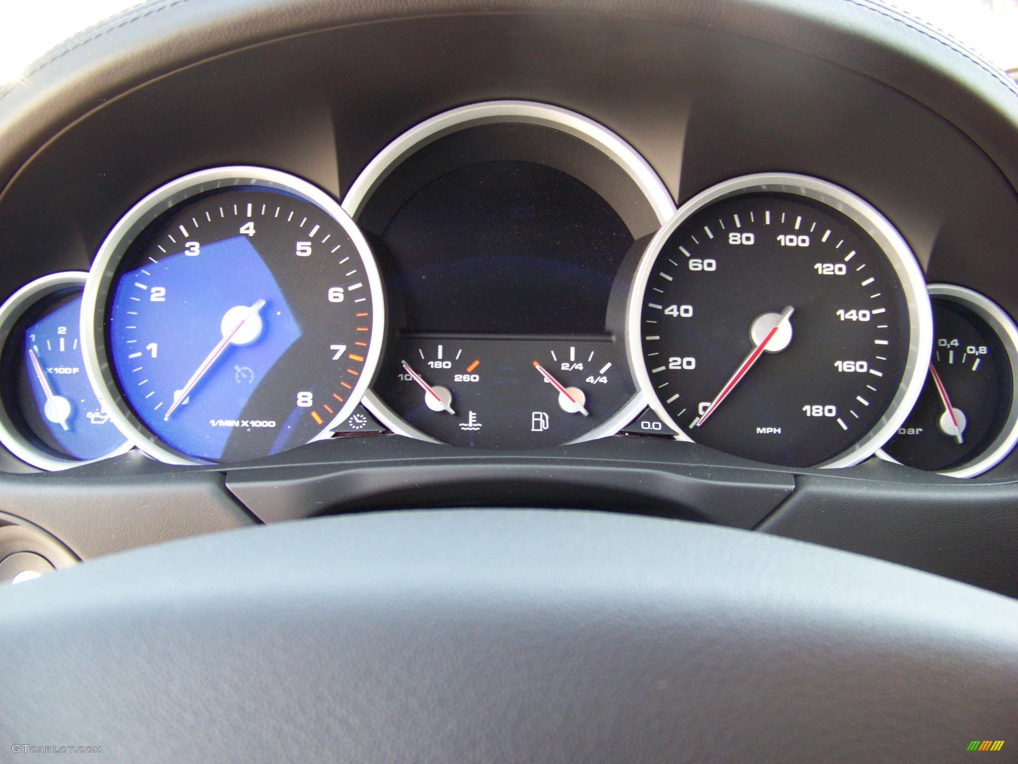 2008 Cayenne Turbo - Meteor Grey Metallic / Chestnut/Black Natural Leather photo #12