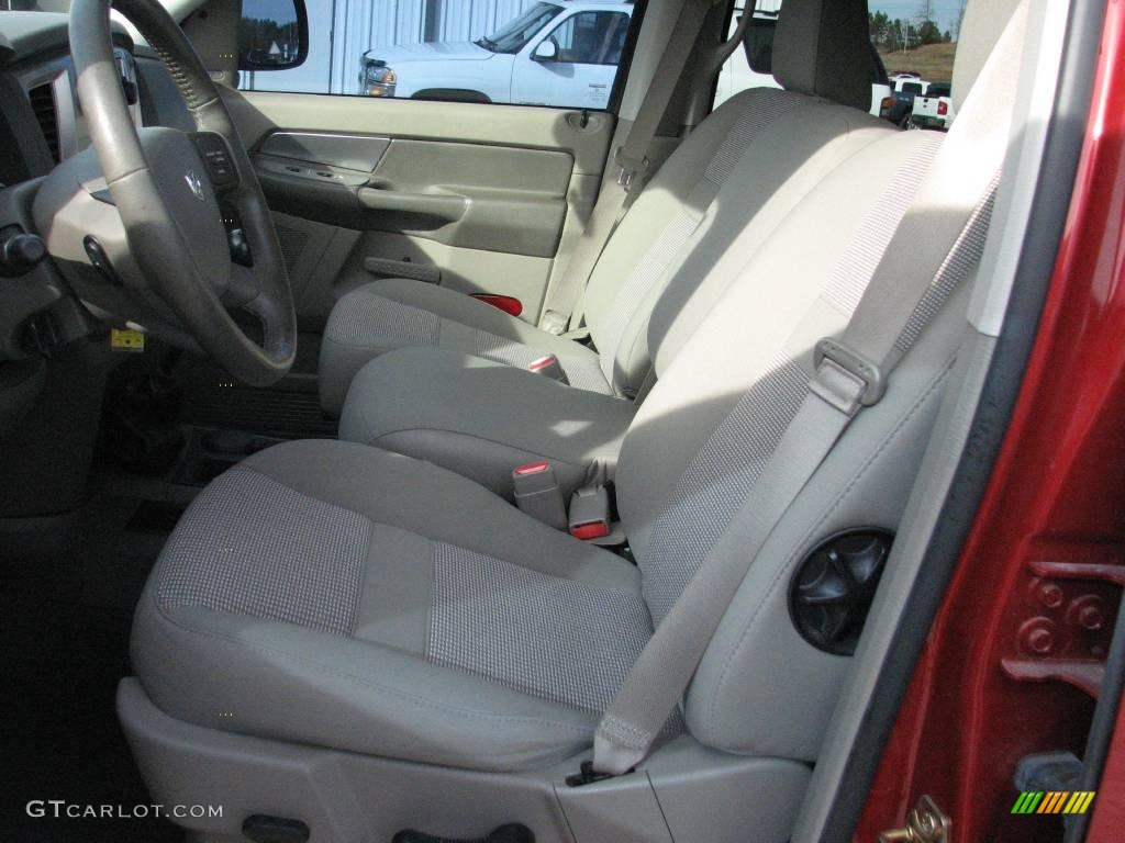 2007 Ram 1500 SLT Quad Cab 4x4 - Inferno Red Crystal Pearl / Medium Slate Gray photo #14