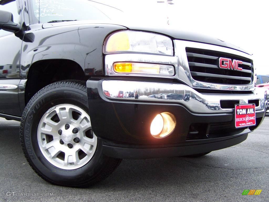 2007 Sierra 1500 Classic SLE Crew Cab 4x4 - Onyx Black / Ebony Black photo #2