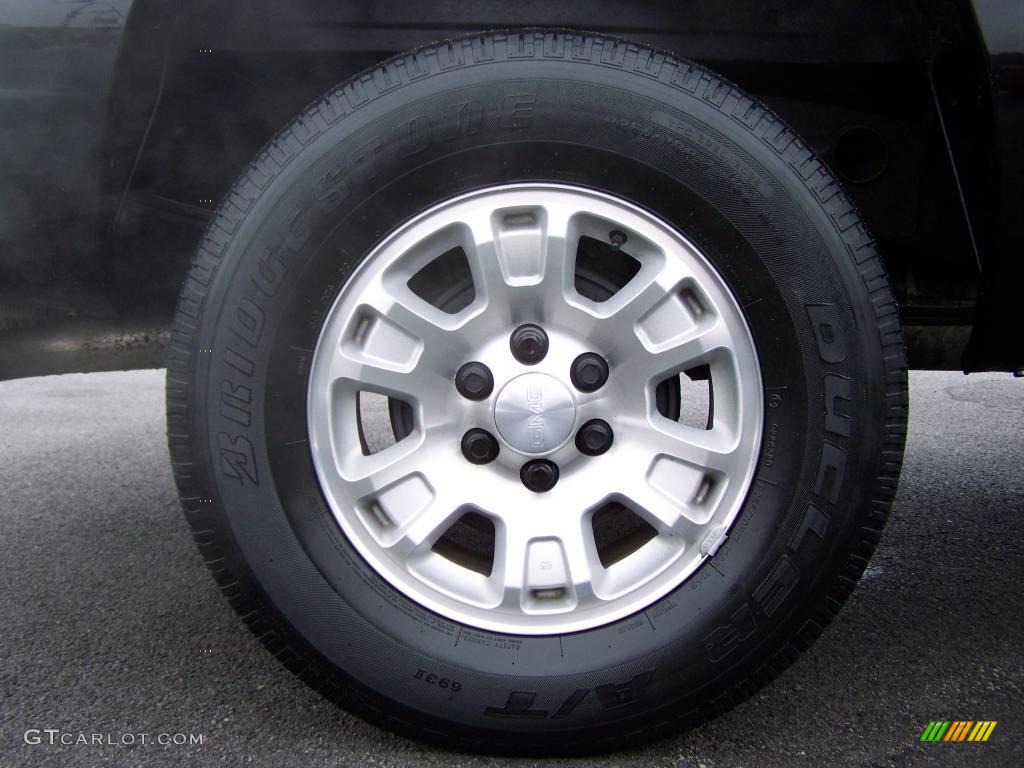 2007 Sierra 1500 Classic SLE Crew Cab 4x4 - Onyx Black / Ebony Black photo #9