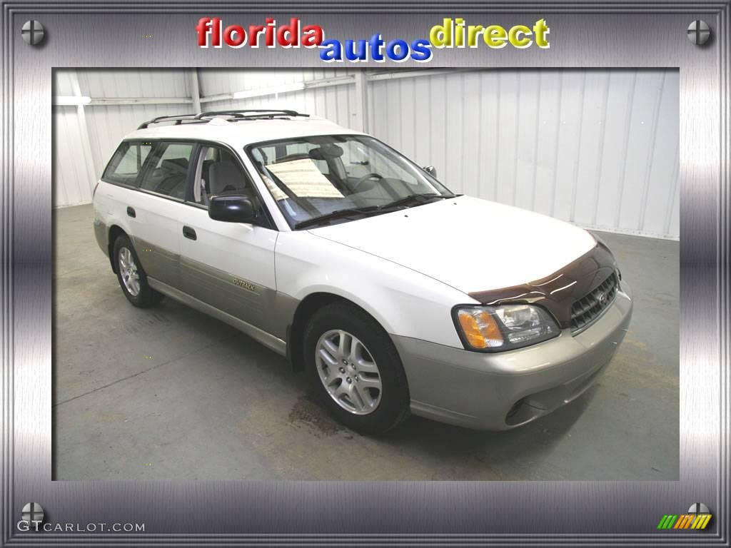 White Frost Pearl Subaru Outback